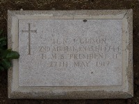 Struma Military Cemetery - Gibson, Harry Norman John